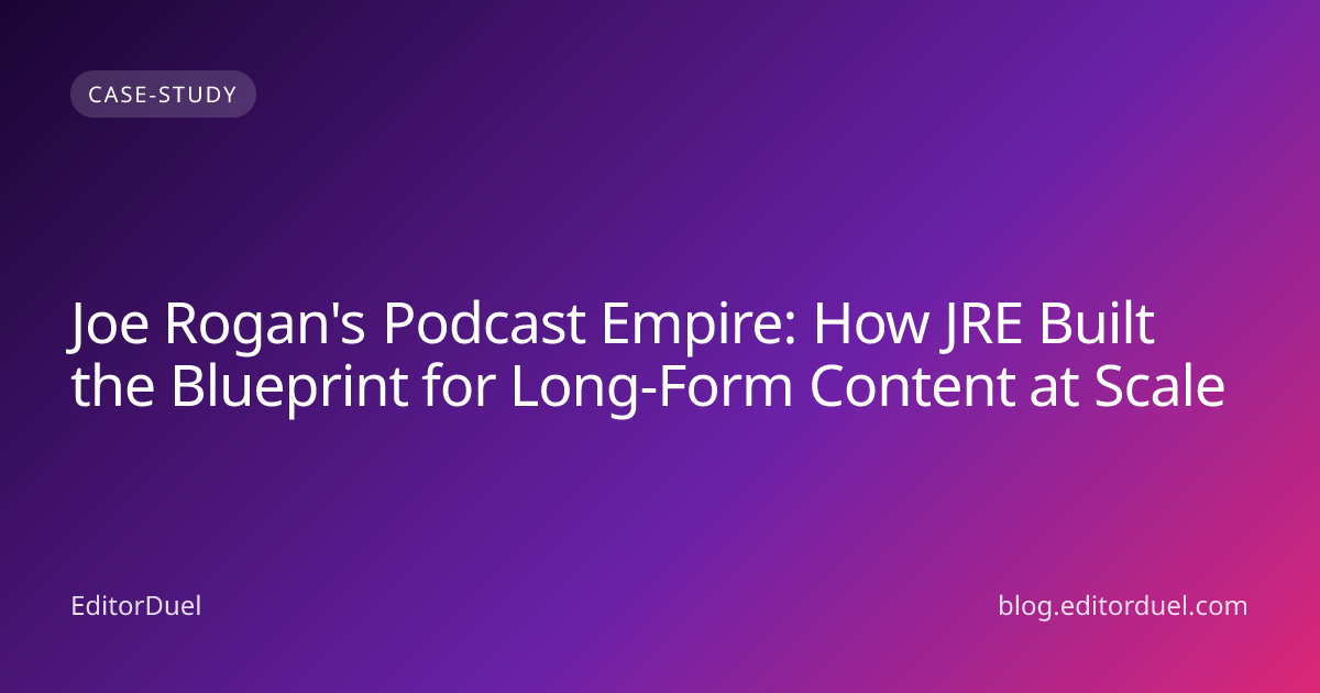 Joe Rogan's Podcast Empire: How JRE Built the Blueprint for Long-Form ...